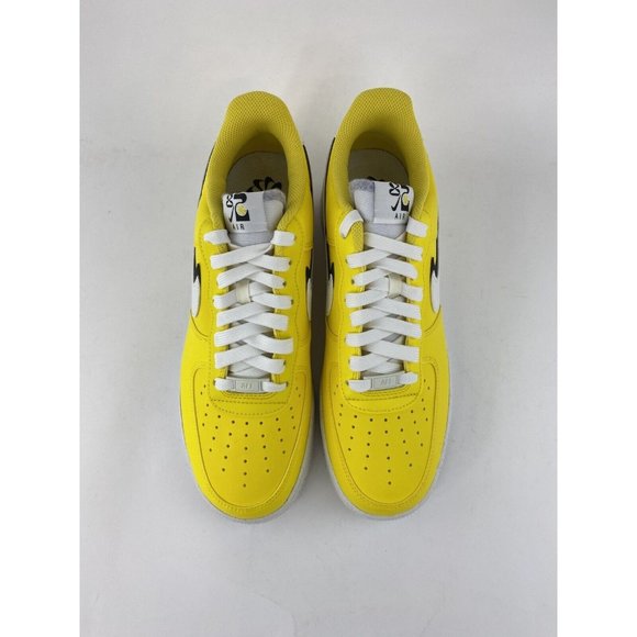 Nike Air Force 1 '07 LV8 '82 Tour Yellow Men's Sneakers Shoes White DO9786-700 - Picture 9 of 12
